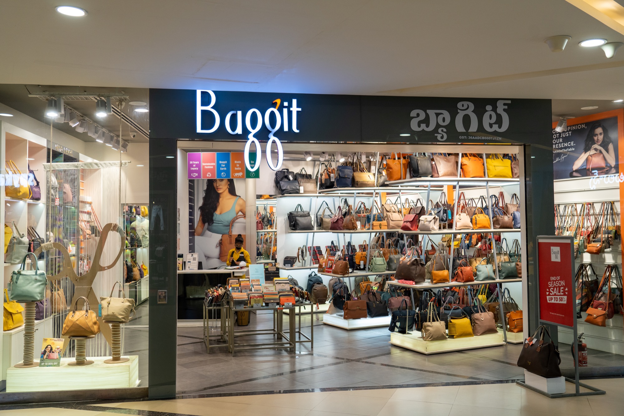 Baggit showroom best sale near me